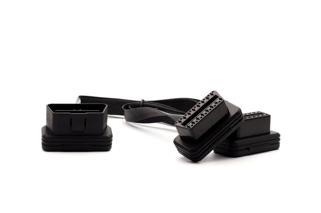 P3OSPLIT - : P3Cars Low Profile OBD2 Splitter - Flat for P3 Image