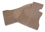 82550151504 - Interior: All Weather Rubber Floor Mats - Front - Beige for BMW Image