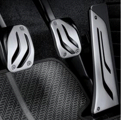 35002232276 - Interior: M Performance Stainless Steel Pedal Covers-manual for BMW Image