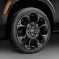 84934743 - : 24x9.5-Inch Aluminum Multi-Spoke Wheel in Gloss Black for GM Image