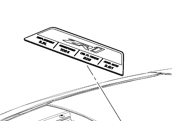 87818065 - Exterior: PARTS PKG-R/CMPT BADGING *EDGE BLUE MET for GM Image