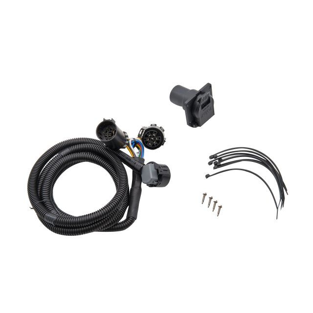 19352640 - Towing: Seven-Way Electrical Extension by CURT for Chevrolet: Silverado 2500 HD, Silverado 3500 HD | GMC: Sierra 2500 HD, Sierra 3500 HD Image