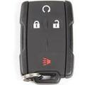 22881480 - : 4 Button Keyless Entry Remote Key Fob for Chevrolet: Colorado, Silverado 1500, Silverado 1500 LD, Silverado 2500 HD, Silverado 3500 HD | GMC: Canyon, Sierra 1500, Sierra 1500 Limited, Sierra 2500 HD, Sierra 3500 HD Image