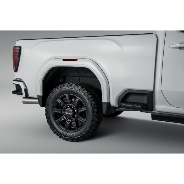 84848539 - : Front and Rear Fender Flare Set in White Frost Tricoat for GMC: Sierra 2500 HD, Sierra 3500 HD Image