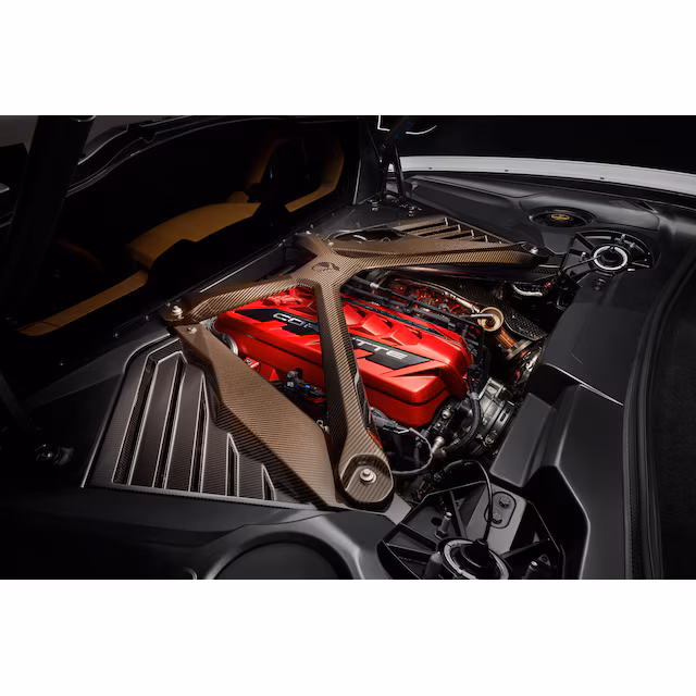 84983921 - Exterior: Engine Cross Brace in Visible Carbon Fiber with Jake Logo for GM Image