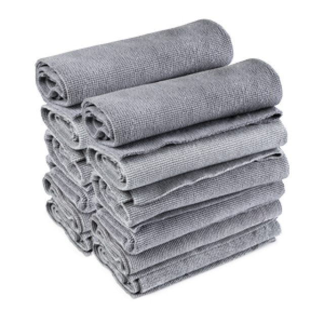 19418009 - Exterior: 12-Pack Edgeless Microfiber Utility Towels for Buick: Cascada, Enclave, Encore, Encore GX, Envision, Envista, LaCrosse, Regal, Regal Sportback, Regal TourX, Verano | Cadillac: ATS, CT4, CT5, CT6, CTS, ELR, Escalade, Escalade ESV, SRX, XT4, XT5, XT6, XTS | Chevrolet: Blazer, Blazer EV, Bolt EUV, Bolt EV, Camaro, City Express, Colorado, Cruze, Cruze Limited, Equinox, Express 2500, Express 3500, Express 4500, Impala, Malibu, Malibu Limited, Silverado 1500, Silverado 1500 LTD, Silverado 2500 HD, Silverado 3500 HD, Silverado EV, Sonic, Spark, Spark EV, SS, Suburban, Suburban 3500 HD, Tahoe, Trailblazer, Traverse, Trax, Volt | GMC: Acadia, Acadia Limited, Canyon, Savana 2500, Savana 3500, Savana 4500, Sierra 1500, Sierra 1500 Limited, Sierra 2500 HD, Sierra 3500 HD, Terrain, Yukon, Yukon XL Image
