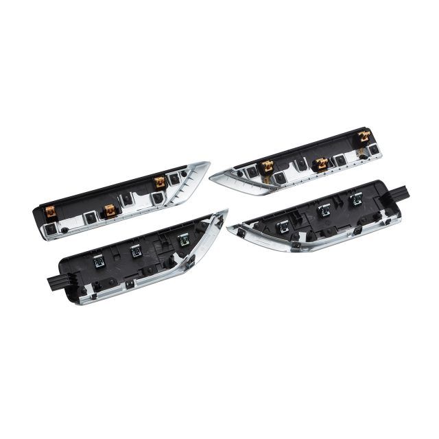 84469330 - Interior: Interior Trim Kit in Silver for Crew Cab for Chevrolet: Silverado 1500, Silverado 1500 LTD, Silverado 2500 HD, Silverado 3500 HD | GMC: Sierra 1500, Sierra 1500 Limited, Sierra 2500 HD, Sierra 3500 HD Image