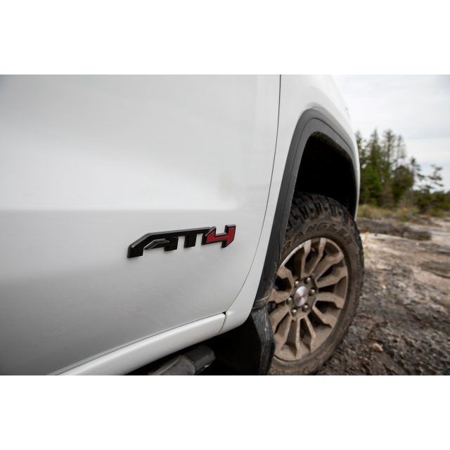 86532078 - Exterior: Sierra AT4 Emblems in Black for GMC: Sierra 1500 Image