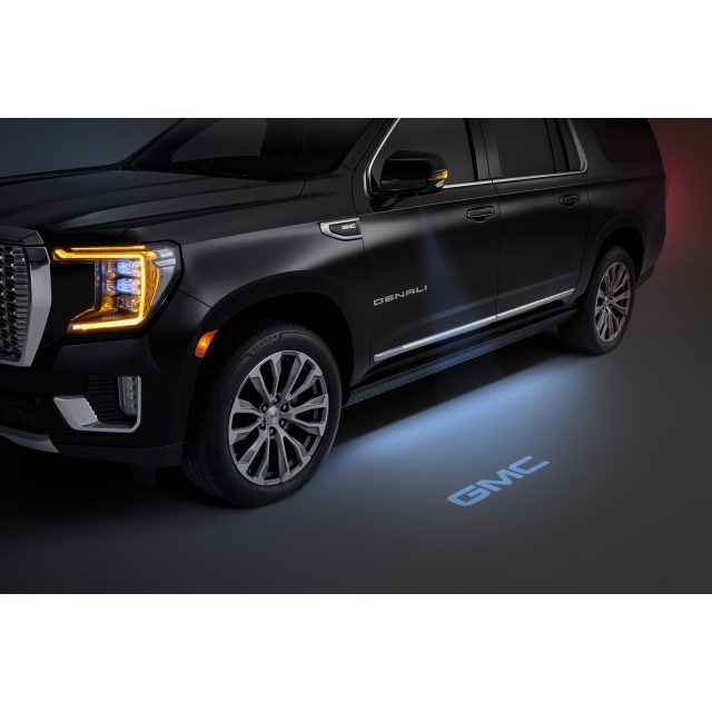 84408373 - Exterior: Outside Rearview Mirror Puddle Light kit for GMC: Sierra 1500, Sierra 1500 Limited, Sierra 2500 HD, Sierra 3500 HD, Yukon, Yukon XL Image