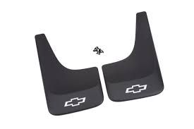 19213391 - Exterior: Flat Splash Guards in Black with Bowtie Logo for GM Image