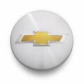 19299317 - : Center Cap in Brushed Aluminum with Bowtie Logo for Chevrolet: Cruze Limited, Impala, Malibu, Malibu Limited, Trax, Volt Image