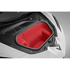 85600049 - Interior: Front and Rear Trunk Sueded Microfiber Trim Panel Kit in Adrenaline Red for GM Image
