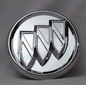 9595328 - : Button Style Center Cap with Tri-Shield Logo for Buick: LaCrosse, Lucerne, Rendezvous, Terraza Image