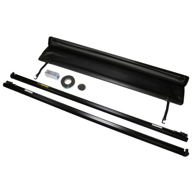 19416980 - Exterior: Standard Bed Soft Roll-Up Tonneau Cover in Black for Chevrolet: Silverado 1500, Silverado 1500 LTD | GMC: Sierra 1500, Sierra 1500 Limited Image