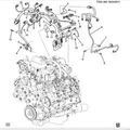 12656116 - : Engine Harness (MAIN ON-ENGINE HARN TO GLOW PLUGS, F/INJECTORS,ETC) for GM Image