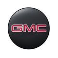 84375185 - : Wheel Center Cap, Black W/Red Gmc (Single) for Chevrolet: Silverado 1500 | GMC: Canyon, Sierra 1500, Sierra 1500 Limited, Yukon, Yukon XL Image