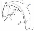 20934767 - Body: Wheelhouse Liner for GM Image