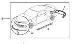 84205220 - : TRIM PKG-BODY ACSRY (GRAPHITE) for Chevrolet: Camaro Image
