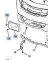 22812521 - Body: License Bracket for GM Image