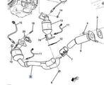 19418934 - : 3-Way Catalytic Converter with Pipes for Cadillac: SRX Image