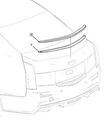23389899 - : Spoiler, Rear, Primed for Cadillac: ATS Image