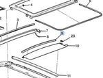 20814549 - Body: Sunshade Retainer for GM Image