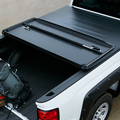 19433562 - : Tonneau Cover, Hard Folding, Tri-Fold, Black for Chevrolet: Silverado 2500 HD, Silverado 3500 HD | GMC: Sierra 1500, Sierra 1500 Limited, Sierra 2500 HD, Sierra 3500 HD Image