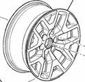 22953509 - : WHEEL CHROME 20 X 9 for GMC: Sierra 1500 Image