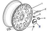 9595384 - Suspension: Hub Cap for GMC: Savana 1500, Savana 2500, Savana 3500, Sierra 1500, Sierra 1500 Classic, Sierra 1500 HD, Sierra 1500 HD Classic, Sierra 2500 HD, Sierra 2500 HD Classic, Sierra 3500, Sierra 3500 Classic, Sierra 3500 HD, Yukon, Yukon XL 1500, Yukon XL 2500 Image