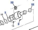 19418938 - : Catalytic Converter for Buick: Enclave | Chevrolet: Traverse | GMC: Acadia | Saturn: Outlook Image