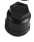 10028614 - : Black Wheel Lug Nut Cap for Buick: Regal | Chevrolet: Blazer, Camaro, Cavalier, S10, Tracker | GMC: Jimmy, Sonoma, Syclone | Oldsmobile: Silhouette | Pontiac: Bonneville, Fiero, Firebird, Grand Am, Grand Prix, Montana, Sunfire, Trans Sport Image