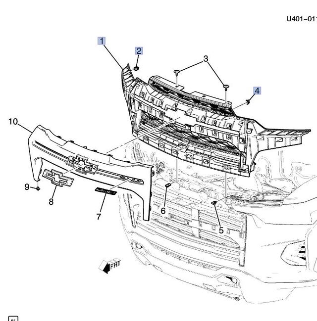 Bezel 85717153 | OEM GM Parts
