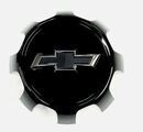 84894347 - : Front or Rear Wheel Trim Cap-CHROME WITH BLACK BOWTIE for Chevrolet: Silverado 2500 HD, Silverado 3500 HD Image