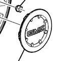 9598046 - : Button Style Center Cap with GMC Logo for GMC: Sierra 1500, Yukon, Yukon XL 1500, Yukon XL 2500 Image