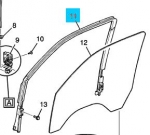 15219153 - Body: Glass Weather-strip for Cadillac: Escalade, Escalade ESV, Escalade EXT | Chevrolet: Avalanche 1500, Avalanche 2500, Silverado 1500, Silverado 1500 Classic, Silverado 1500 HD, Silverado 1500 HD Classic, Silverado 2500, Silverado 2500 HD, Silverado 2500 HD Classic, Silverado 3500, Silverado 3500 Classic, Silverado 3500 HD, Suburban 1500, Suburban 2500, Tahoe | GMC: Sierra 1500, Sierra 1500 Classic, Sierra 1500 HD, Sierra 1500 HD Classic, Sierra 2500, Sierra 2500 HD, Sierra 2500 HD Classic, Sierra 3500, Sierra 3500 Classic, Sierra 3500 HD, Yukon, Yukon XL 1500, Yukon XL 2500 Image