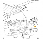 20845444 - : TAIL LAMP ASSY ON LIFT GATE for GMC: Terrain Image