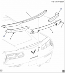 84339357 - : Extension Kit (CARBON FLASH) for Chevrolet: Corvette Image