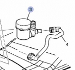 25932571 - Emission System: Vapor Canister Purge Solenoid for Cadillac: Escalade, Escalade ESV, Escalade EXT | Chevrolet: Avalanche 1500, Avalanche 2500, Blazer, Express 1500, Express 2500, Express 3500, Malibu, S10, Silverado 3500 HD, Suburban 1500, Suburban 2500, Tahoe | GMC: Savana 1500, Savana 2500, Savana 3500, Sierra 3500 HD, Sonoma, Yukon, Yukon XL 1500, Yukon XL 2500 | Hummer: H2 Image