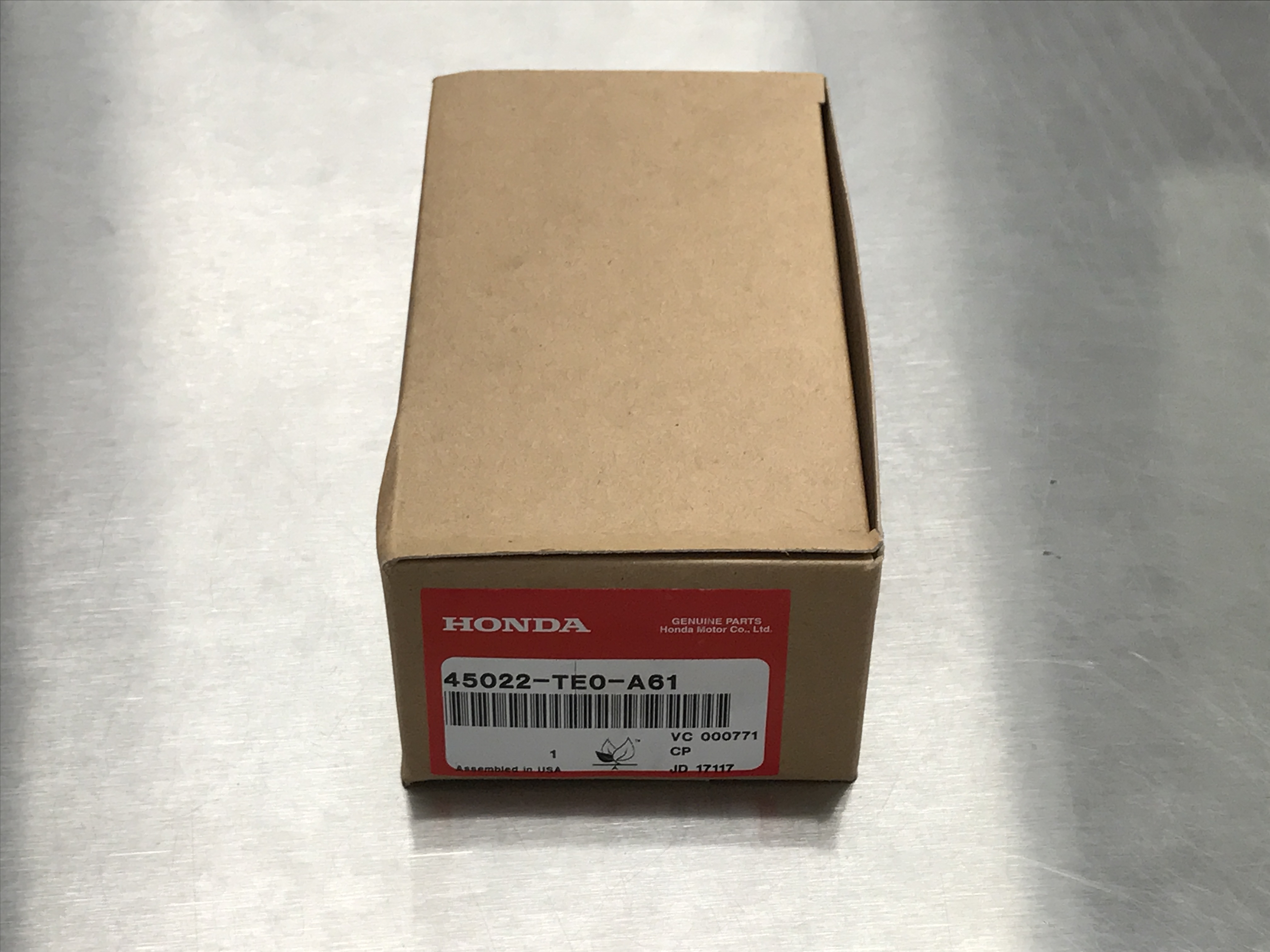 45022TE0A62 - : Pad Set (17CL 1) for Honda: Accord Image