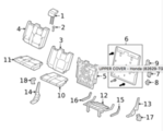 82629TG7A01ZB - : Cover L Rear *NH900L* for Honda Image