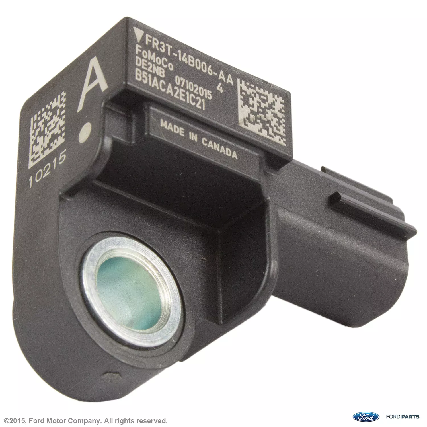 FR3Z14B004A - Electrical: Ft Impact Sensor for Ford: Expedition, Explorer, F-150, F-250 Super Duty, F-350 Super Duty, F-450 Super Duty, Fiesta, Mustang, Police Interceptor Sedan, Police Interceptor Utility, Special Service Police Sedan, Taurus, Transit Connect, Transit-150, Transit-250, Transit-350, Transit-350 HD | Lincoln: MKS, Navigator Image