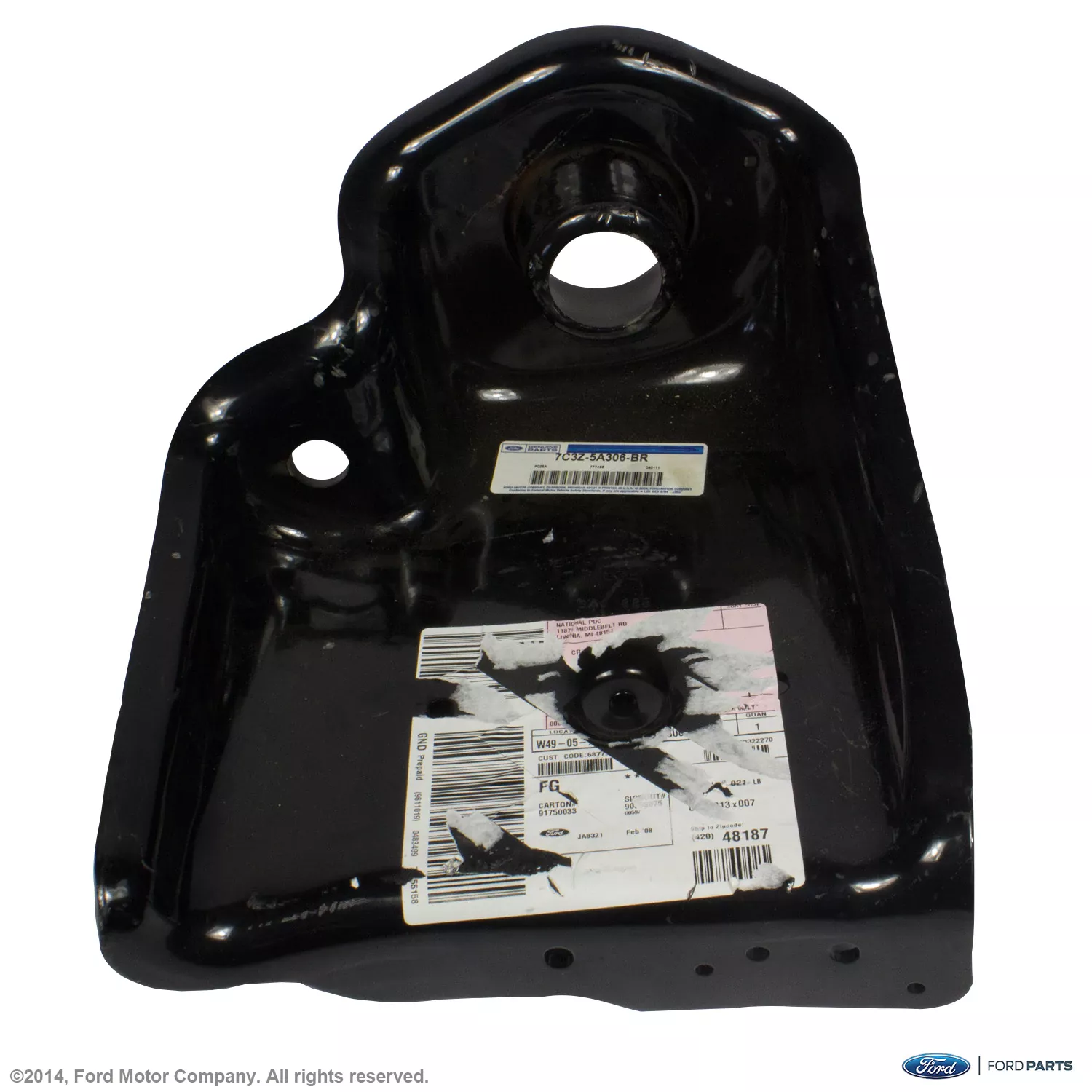 7C3Z5A306BR - Suspension: Upper Bracket for Ford: F-250 Super Duty, F-350 Super Duty, F-450 Super Duty Image