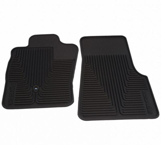 4L5Z1013086A - Interior: Floor Mats, All Weather, Front Set for Ford: Ranger Image