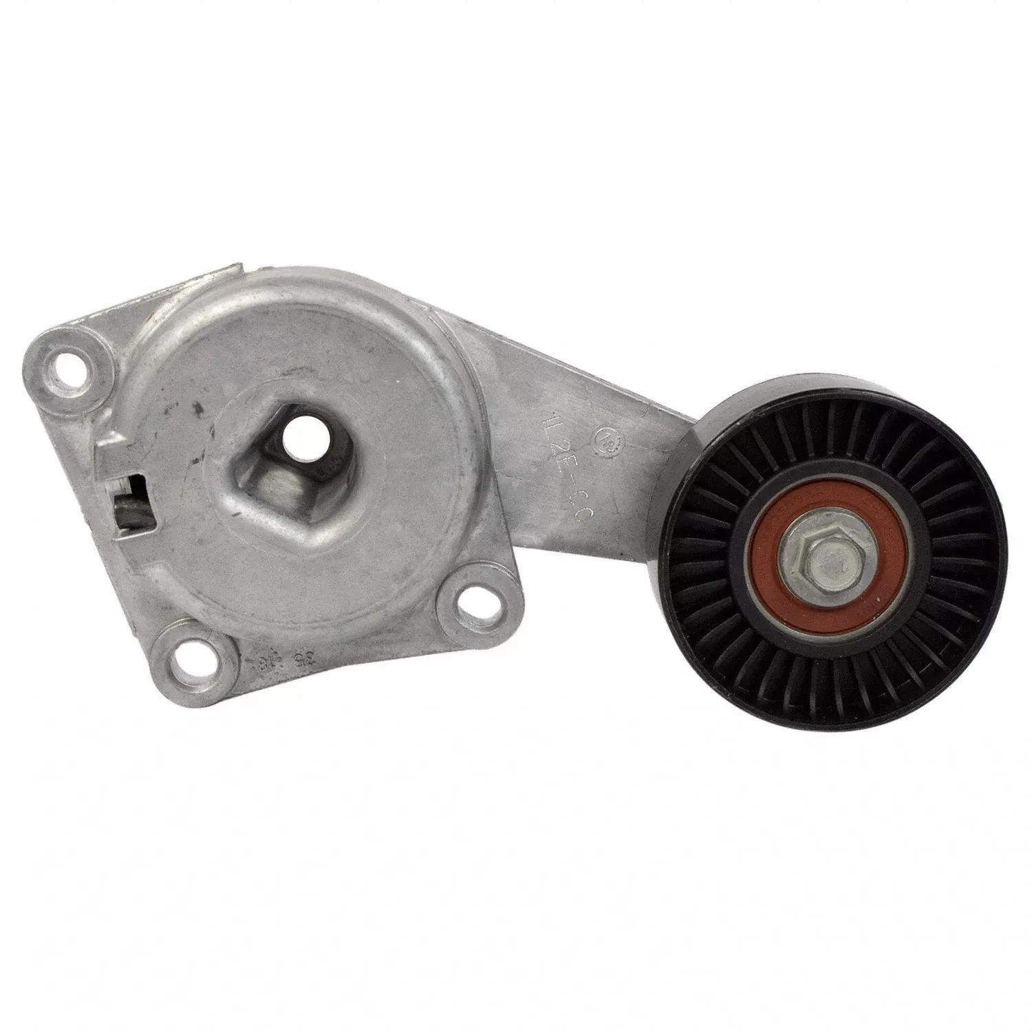 1L2Z6B209D - : Accessory Drive Belt Tensioner Assembly for Ford: E-150, E-150 Club Wagon, E-150 Econoline, E-150 Econoline Club Wagon, E-250, E-250 Econoline, E-350 Club Wagon, E-350 Econoline Club Wagon, E-350 Super Duty, E-450 Econoline Super Duty, E-450 Super Duty, Expedition, Explorer, Explorer Sport Trac, F-150, F-150 Heritage, F-250 Super Duty, F-350 Super Duty, F-450 Super Duty, F-550 Super Duty, GT, Mustang | Lincoln: Aviator, Blackwood, Mark LT, Navigator, Town Car | Mercury: Mountaineer Image