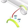 M2DZ1029039BPTM - : Wheel Opening Molding for Ford: Bronco Image