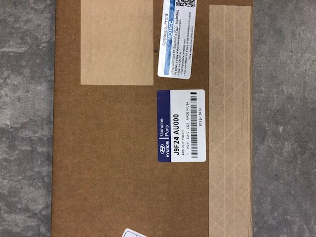 J9F24AU000 - Exterior: Hood Applique - Clear Film for Hyundai Image