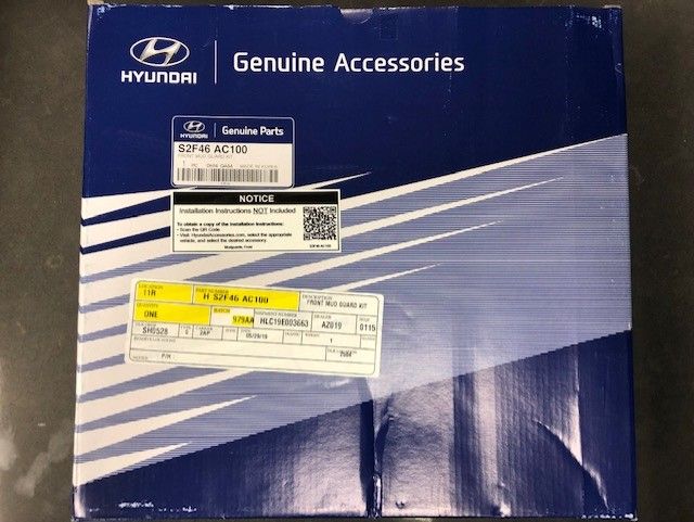 S2F46AC101 - Body: Mudguards - Front Set for Hyundai Image