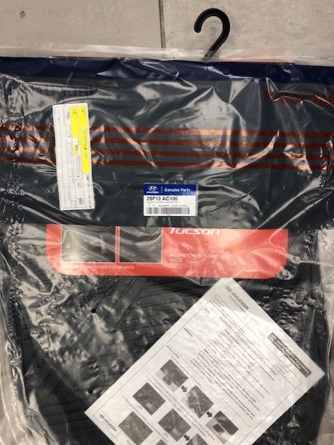 2SF13AC100 - Interior: Floor Mats, All Weather, Front for Hyundai Image