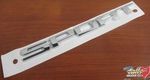 68243722AA - : 2017-2022 Jeep Compass Rear Liftgate SPORT Chrome Nameplate New Mopar OEM for Mopar Image