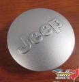 1LB77LS1AC - : 2016-2022 Jeep 2.5 Inch Diameter Gloss Silver Center Cap New Mopar OEM for Jeep: Cherokee, Compass, Grand Cherokee, Grand Cherokee L, Grand Cherokee WK, Wrangler, Wrangler JK Image